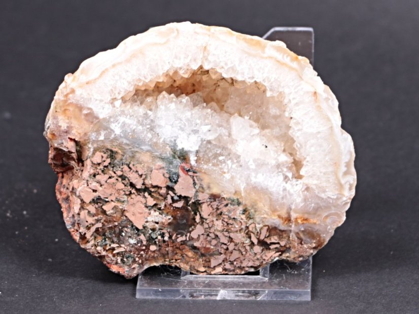 Achát peříčkový 8 cm - geoda - Top kvalita - #142 Achát peříčkový 8 cm - geoda - Top kvalita - #142