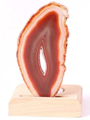 Achátový svícen plát 11 cm - Top kvalita #187