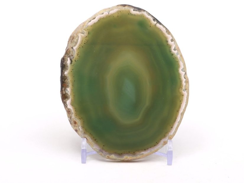 Achátový plát velikost 9 cm + stojánek #1548 - Top kvalita Achátový plát velikost 9 cm + stojánek #1548 - Top kvalita