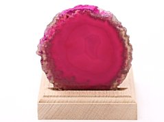 Achátový svícen plát 7 cm - Top kvalita #634