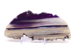 Achátový plát velikost 14 cm + stojánek #1697 - Top kvalita