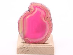 Achátový svícen plát 9 cm - Top kvalita #272