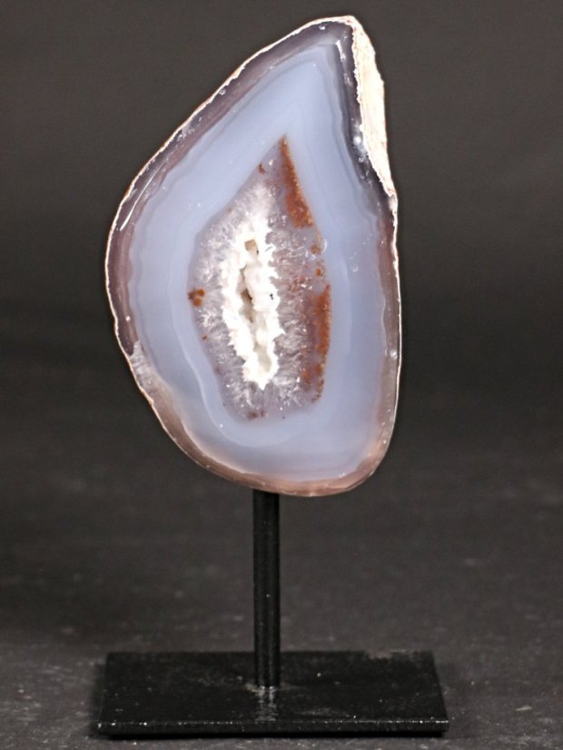 Achát drúza na stojánku 0.580 kg #373 - Top kvalita