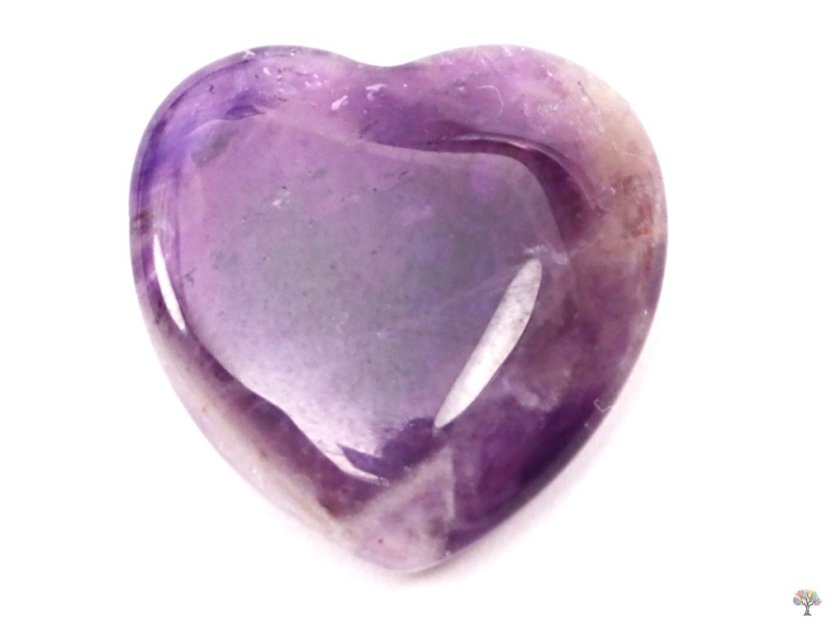 Srdce Ametyst 20x20 mm - Ametystové srdce  #18