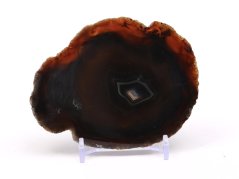 Achátový plát velikost 10 cm + stojánek #1616 - Top kvalita