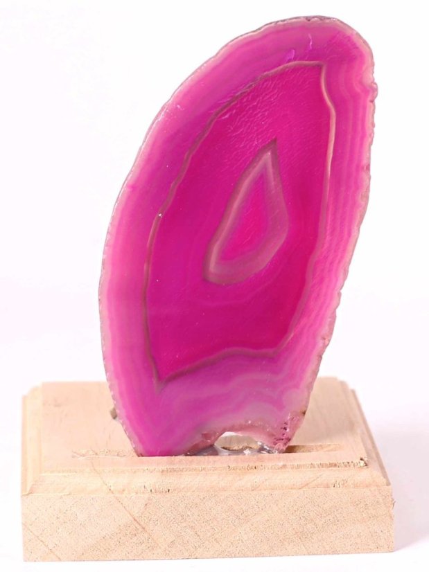 Achátový svícen plát  11 cm - Top kvalita #236