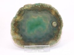 Achátový plát velikost 9 cm + stojánek #1925 - Top kvalita