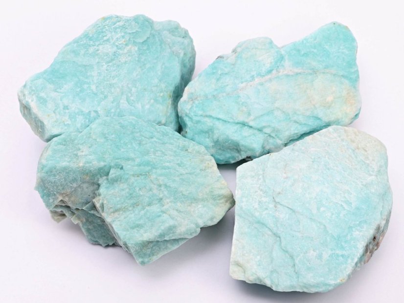 Amazonit surový kámen Madagaskar #684 - Váha kamene: 800 - 900 g