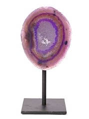 Achát drúza na stojánku 1.230 Kg #295 - Top kvalita