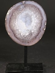 Achát drúza na stojánku 0.600 kg #368 - Top kvalita