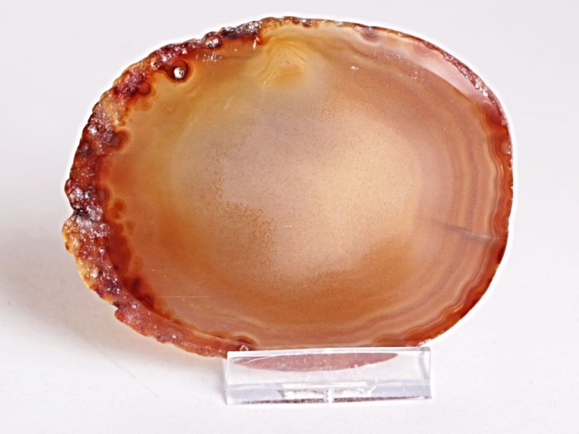 Achátový plát - velikost 9 cm + stojánek - Top kvalita - 272 Achátový plát - velikost 9 cm + stojánek - Top kvalita - 272