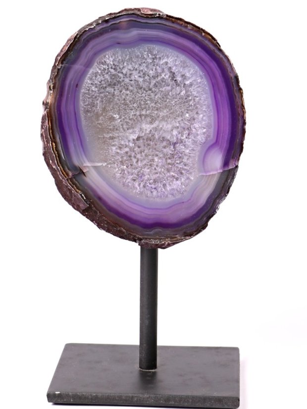 Achát drúza na stojánku 1.100 Kg #188 - Top kvalita