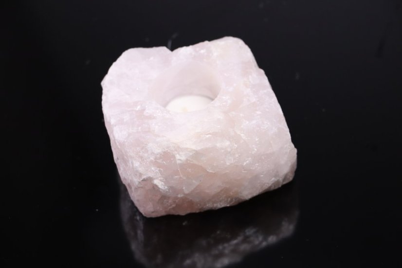 Svícen růženín přírodní kámen 0.8 - 1.5 kg - Brazílie