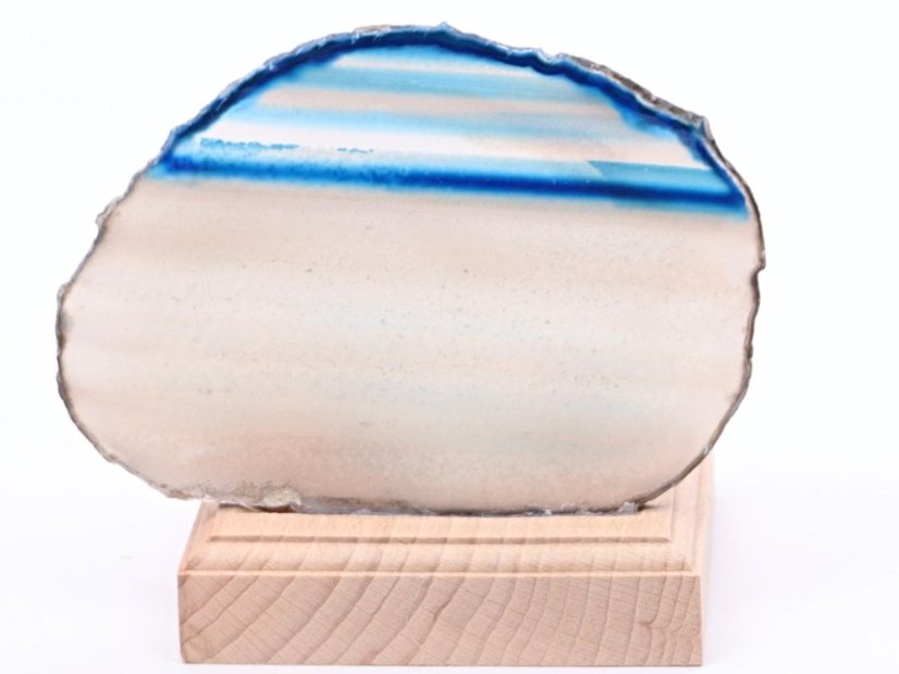 Achátový svícen plát 7 cm - Top kvalita #334