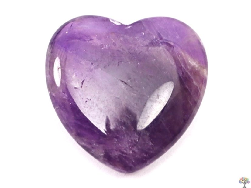 Srdce Ametyst 20x20 mm - Ametystové srdce  #18