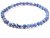 Náramek Korál modrý 5 mm fazetovaný #250 z přírodních kamenů