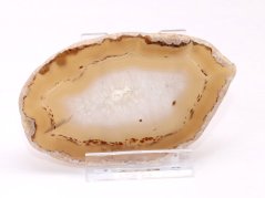 Achátový plát velikost 9 cm + stojánek #1755 - Top kvalita