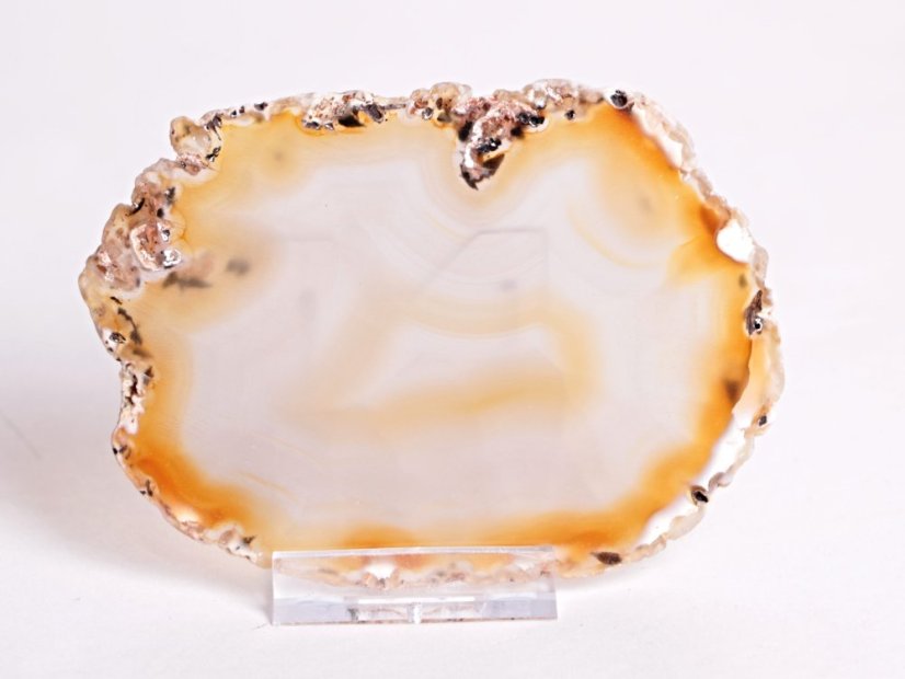 Achátový plát velikost 10 cm + stojánek - Top kvalita - 109 Achátový plát velikost 10 cm + stojánek - Top kvalita - 109