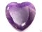 Srdce Ametyst 20x20 mm - Ametystové srdce  #18