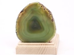 Achátový svícen plát 8 cm - Top kvalita #659