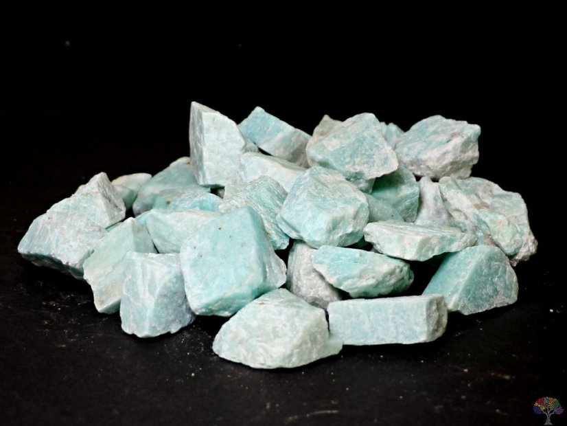 Amazonit surový kámen 3 - 7 cm TOP kvalita Brazílie #463 - Množství: 500g