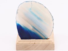 Achátový svícen plát 8 cm - Top kvalita #328