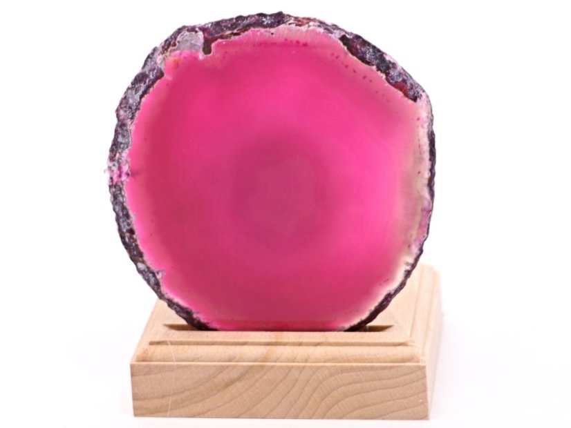 Achátový svícen plát 9 cm - Top kvalita #273