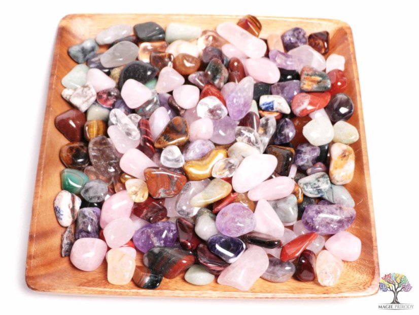 Tromlované kameny MIX M/L velikost 20 - 40 mm - Brazílie #113