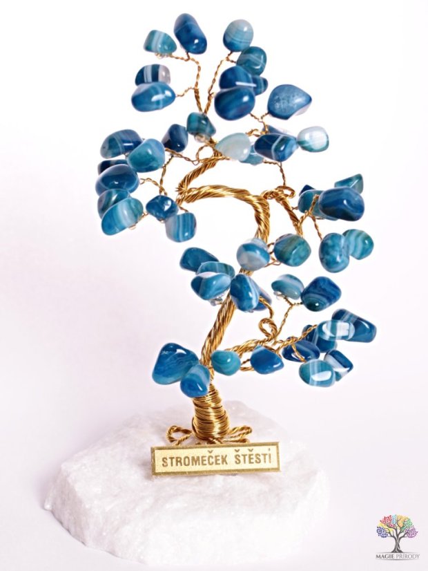 Achátový stromeček štěstí 14 cm - B0 - #96 Achátový stromeček štěstí 14 cm - B0 - #96