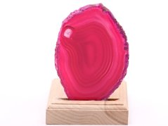 Achátový svícen plát 10 cm - Top kvalita #300