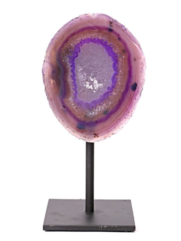 Achát drúza na stojánku 1.230 Kg #295 - Top kvalita