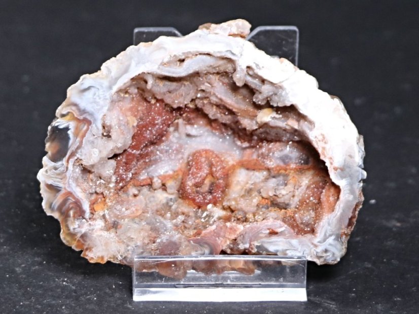 Achát peříčkový 8 cm - geoda - Top kvalita - #329 Achát peříčkový 8 cm - geoda - Top kvalita - #329