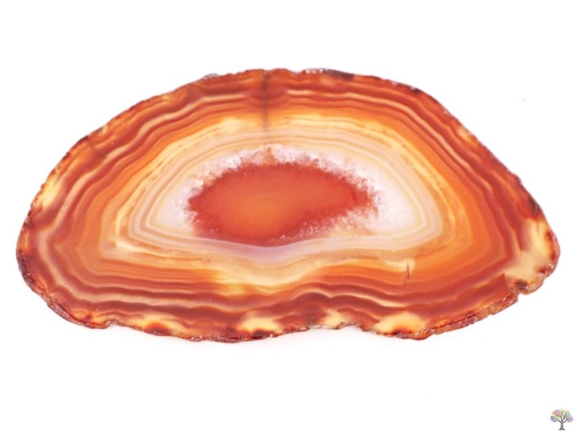 Achátový plát červený velikost 7 - 11 cm Top kvalita #NV450