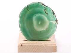 Achátový svícen plát 8 cm - Top kvalita #627