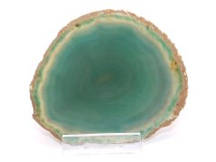 Achátový plát velikost 8 cm + stojánek #1899 - Top kvalita