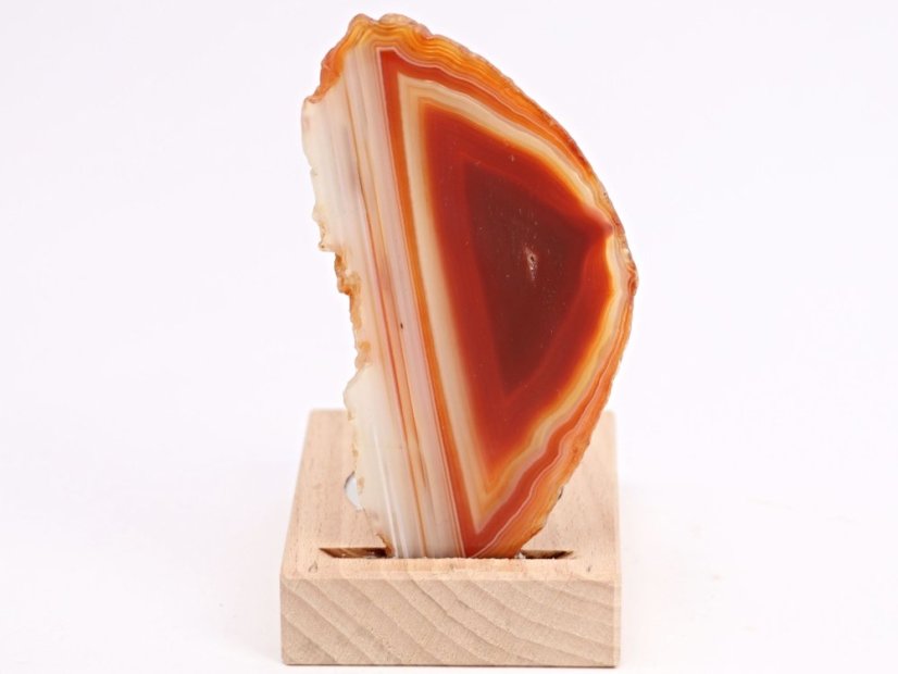 Achátový svícen plát 9 cm - Top kvalita #421