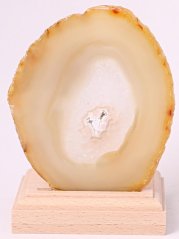 Achátový svícen plát 10 cm - Top kvalita #97