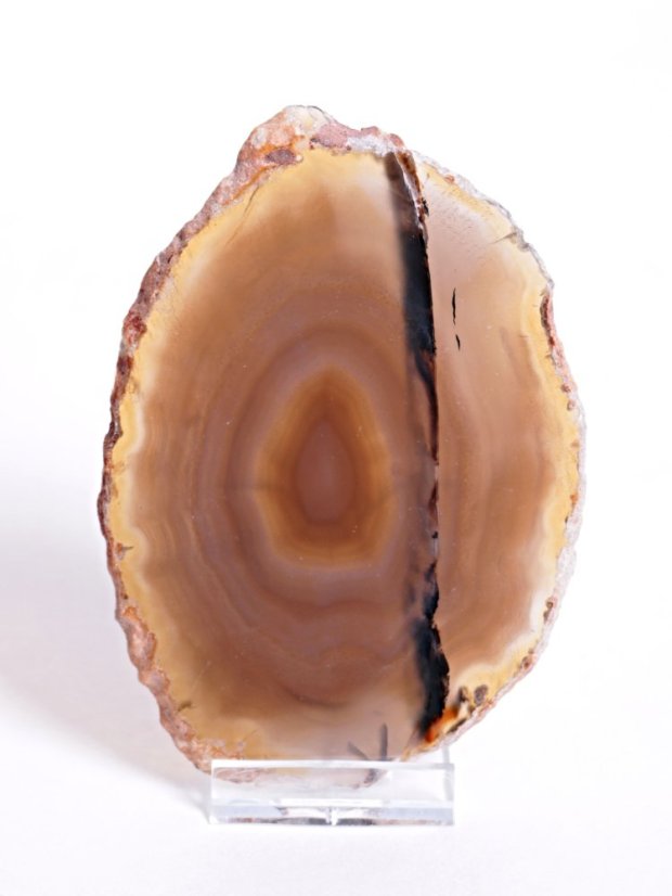 Achátový plát velikost 11 cm + stojánek - Top kvalita - 29 Achátový plát velikost 11 cm + stojánek - Top kvalita - 29