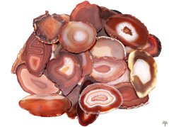 Achátový plát červený velikost 7 - 11 cm Top kvalita #NV450