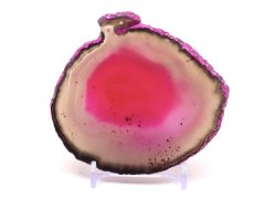 Achátový plát velikost 10 cm + stojánek #1636 - Top kvalita