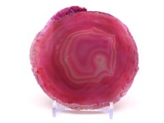 Achátový plát velikost 9 cm + stojánek #1659 - Top kvalita