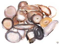 Achátový plát natur velikost 6 - 11 cm Top kvalita #NV448