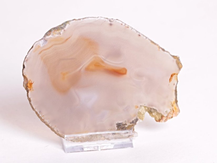 Achátový plát velikost 10 cm + stojánek - Top kvalita - 114 Achátový plát velikost 10 cm + stojánek - Top kvalita - 114