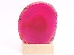 Achátový svícen plát 8 cm - Top kvalita #373