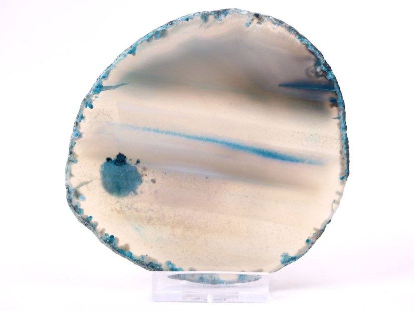 Achátový plát velikost 10 cm + stojánek 1058 - Top kvalita Achátový plát velikost 10 cm + stojánek 1058 - Top kvalita