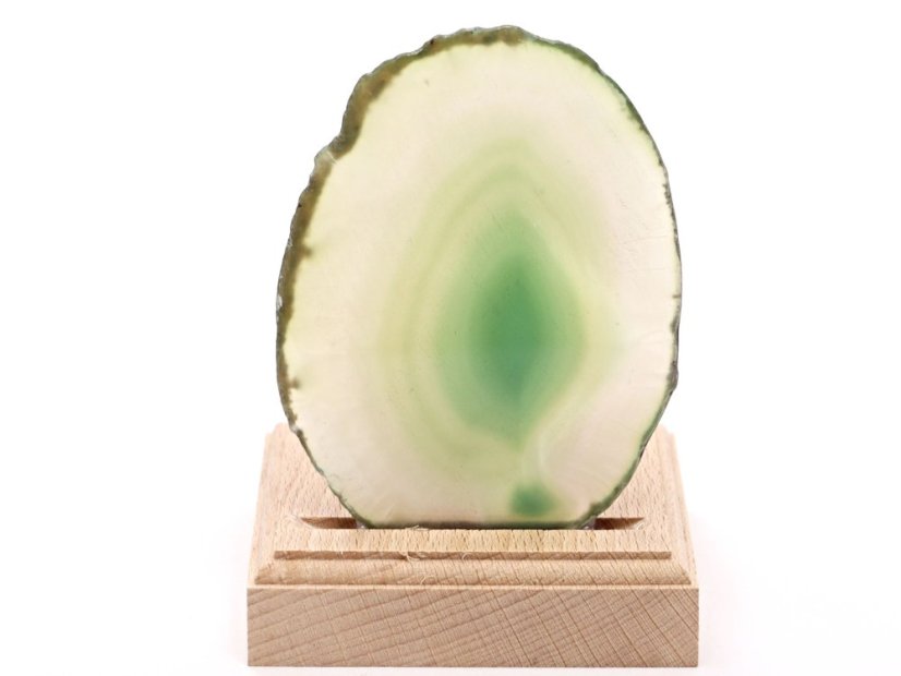 Achátový svícen plát 9 cm - Top kvalita #595