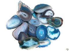 Achátový plát modro-zelený velikost 7 - 11 cm Top kvalita #NV449