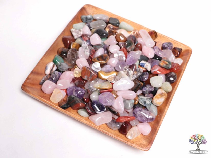 Tromlované kameny MIX M/L velikost 20 - 40 mm - Brazílie #113