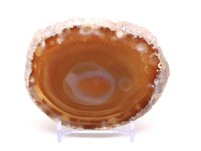 Achátový plát velikost 10 cm + stojánek #1467 - Top kvalita