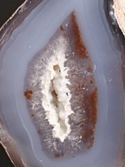 Achát drúza na stojánku 0.580 kg #373 - Top kvalita